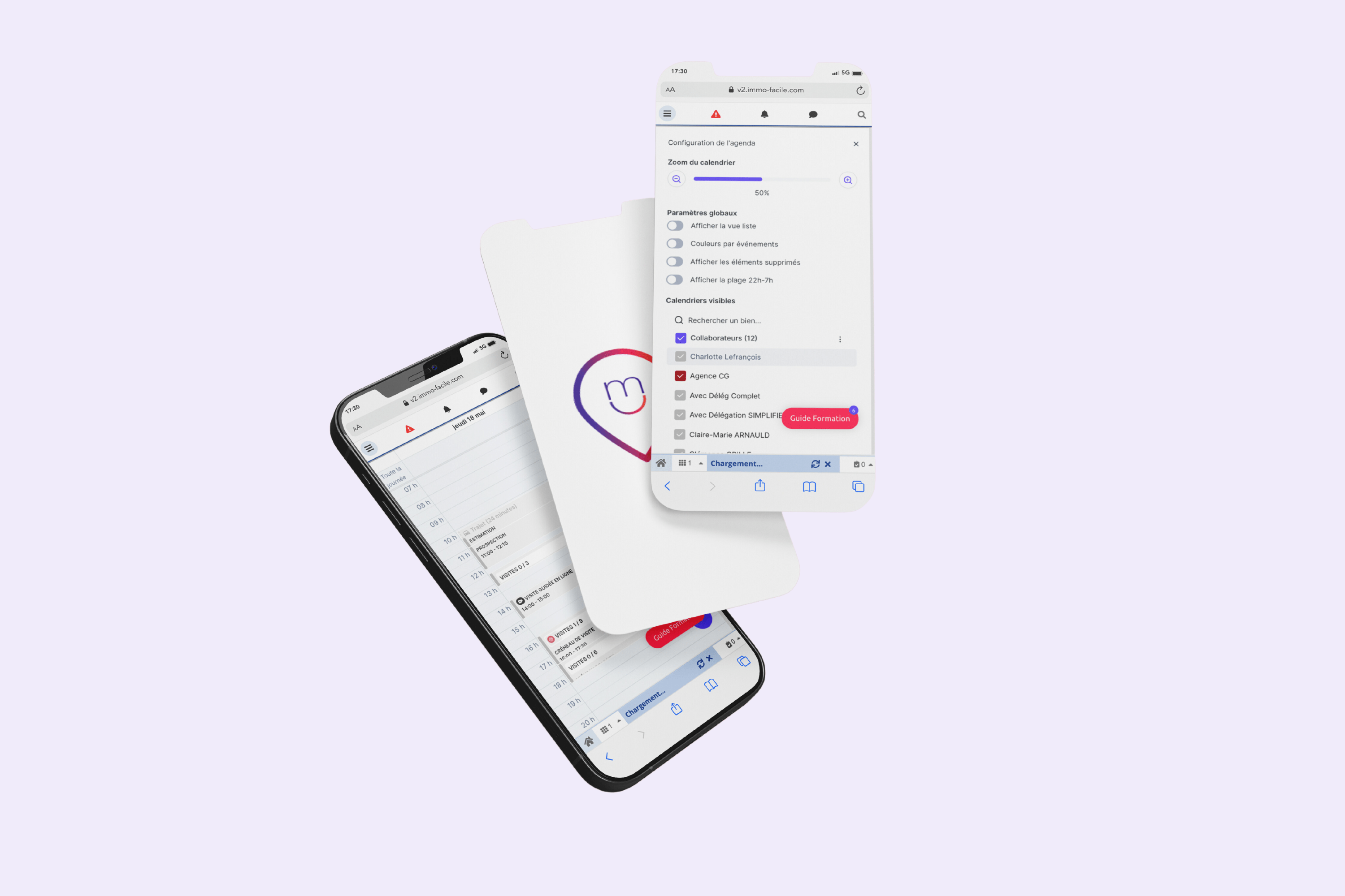 Immo Agenda mockup